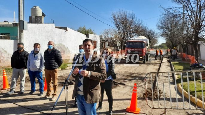 Rosso anunció la pavimentación de todo el barrio San Nicolás