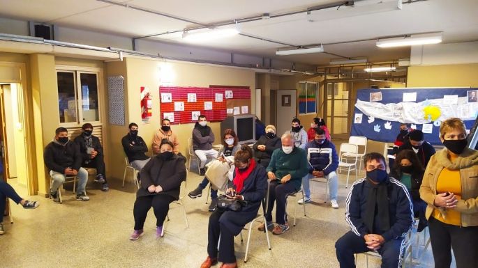 Vacunaron a más de 300 personas en Villa Nueva