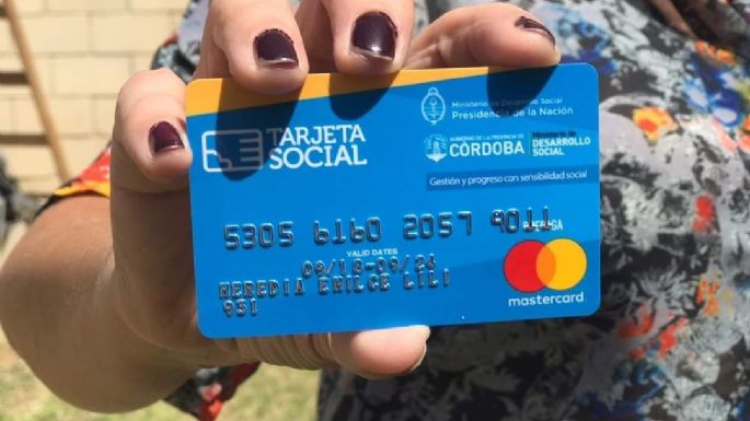 Tarjeta Social: acreditan pago
