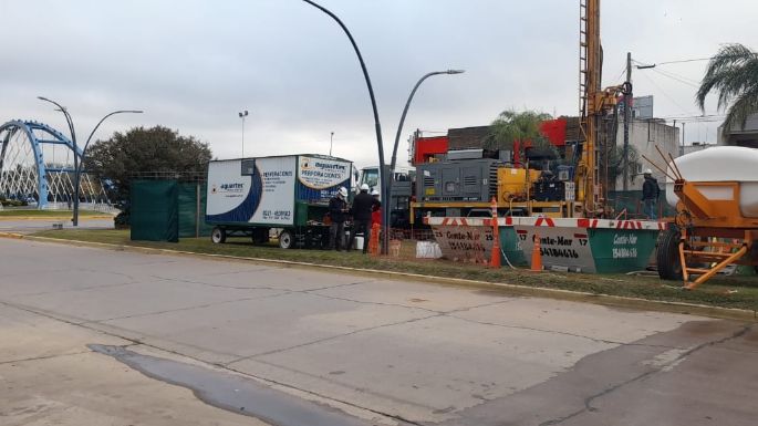 Supervisaron un nuevo pozo de captación de agua ubicado cerca de la costa