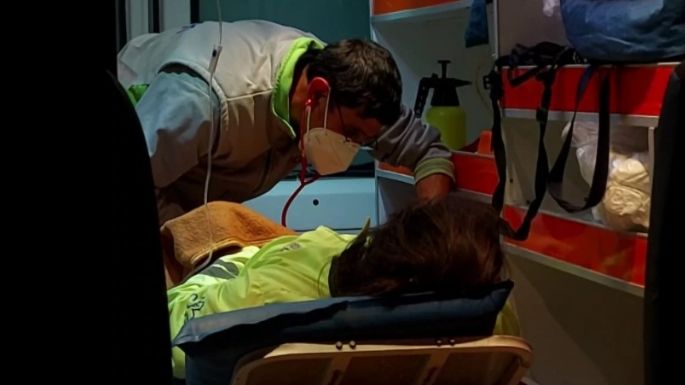Una perra salvó a su dueña de morir de frío
