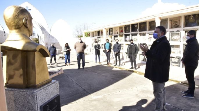 Rosso encabezó el homenaje del Partido Justicialista por el aniversario de muerte de Perón