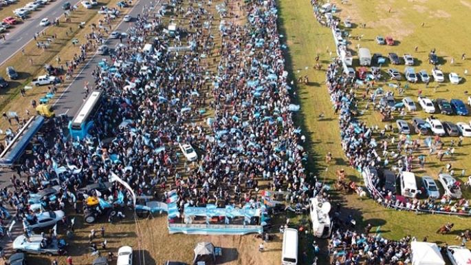 El campo, contra las vacunas y los barbijos
