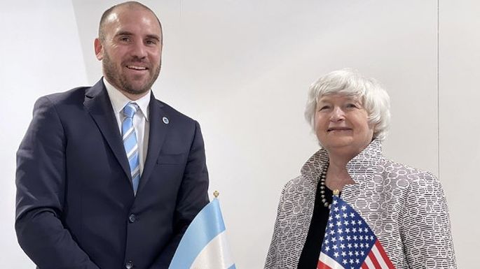 Guzmán se reunió con la secretaria del Tesoro de Estados Unidos