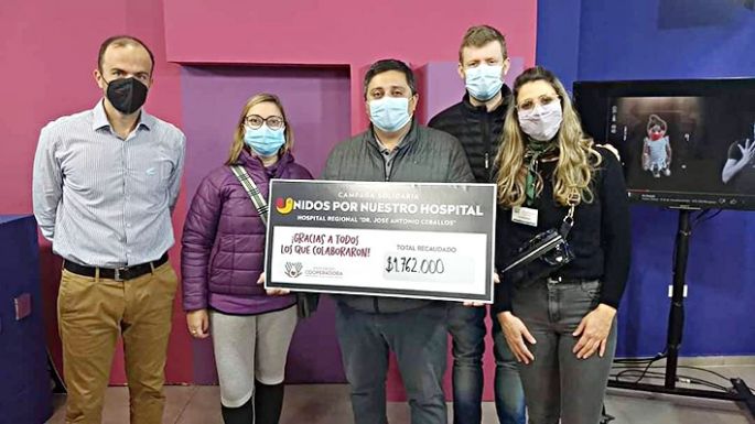 Juntaron más de dos millones de pesos para el Hospital Regional