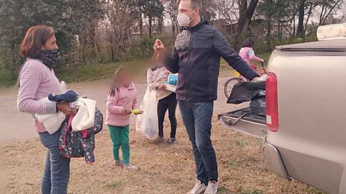 Ofrecieron una ayuda para Vanesa y sus ocho hijos