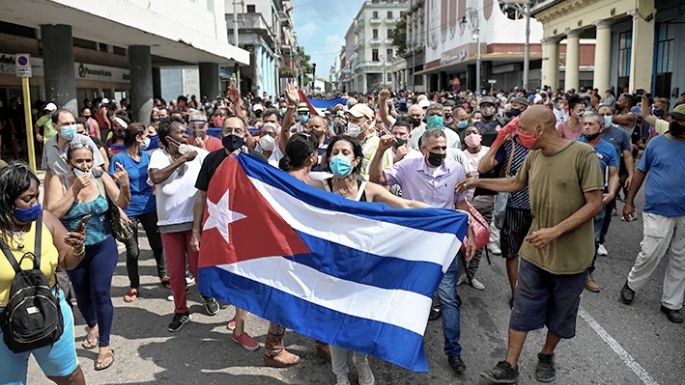 Díaz-Canel acusó a EE.UU. de promover estallidos en Cuba