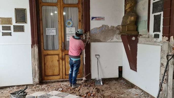 Reparan y restauran la Casa de la Cultura