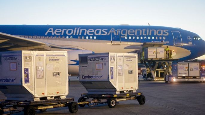 Llegaron 760 mil dosis de vacunas Sinopharm