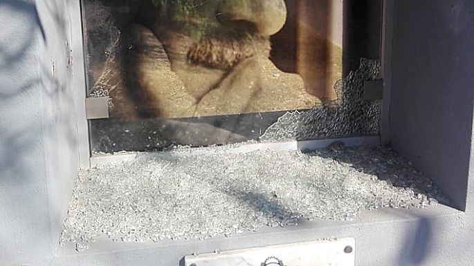 Indignación por el daño en el Monumento a Alfonsín