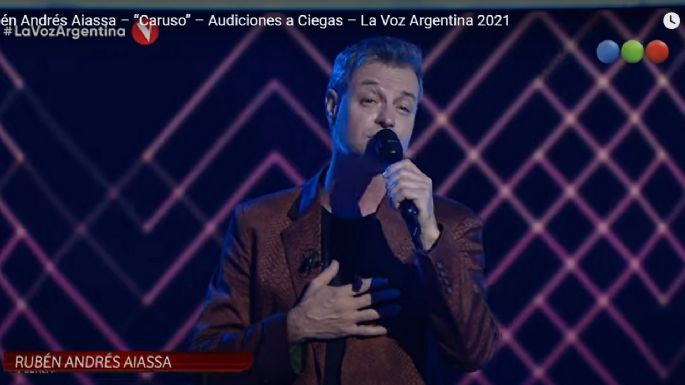 Un cantante de Colazo participó esta noche en La Voz Argentina