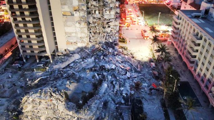 Ya son 96 los muertos por el derrumbe del edificio en Miami
