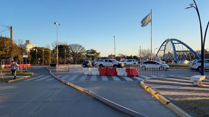 Cortes y desvíos en costanera y Dante Alighieri