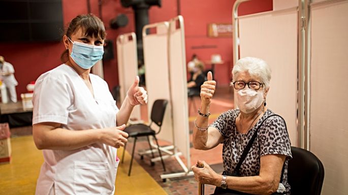 El 65,5% de la población fue vacunado