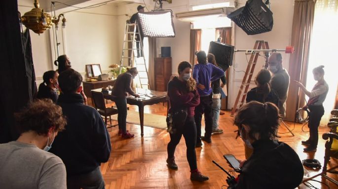El Palacio Municipal se convierte en uno de los sets de filmación para El Matadero