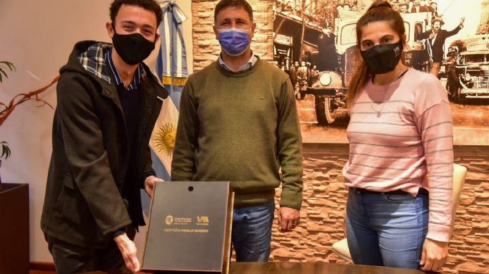 "Estoy orgulloso de saber que acá puedo cumplir mi sueño"