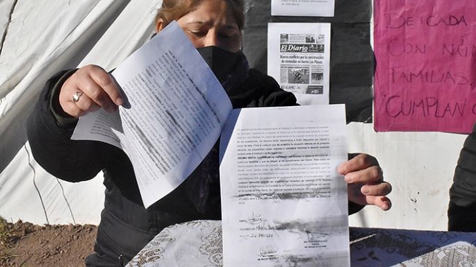 Fuerte gesto de compromiso de Rosso para familias de Las Playas