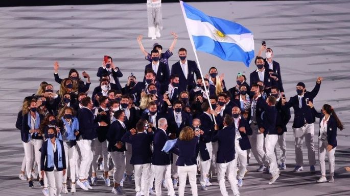 [Video] La delegación argentina realizó un "pogo" en la ceremonia inaugural