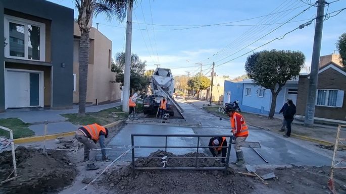 Avanza la pavimentación