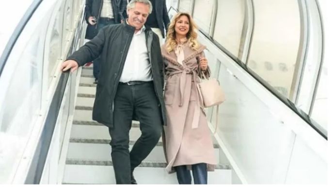 Alberto Fernández viajó a Perú