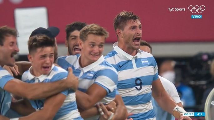 La primera medalla argentina fue de bronce gracias a Los Pumas 7