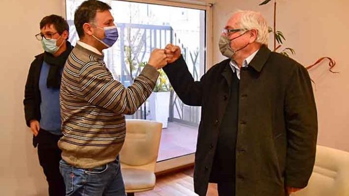 Rosso recibió a Fernández y a la Rural