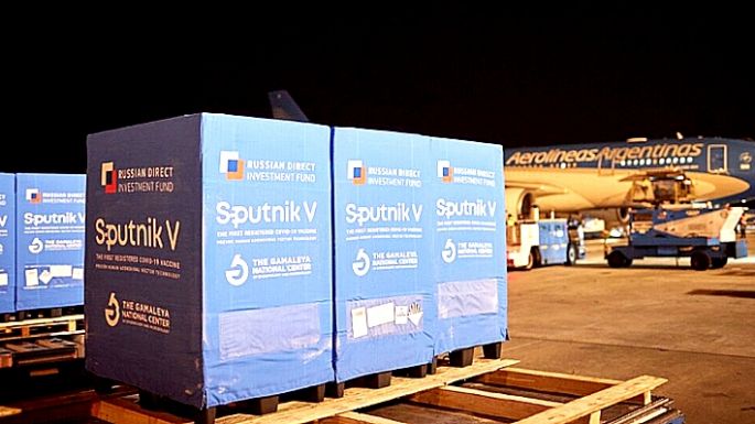 Llegaron insumos para producir la segunda dosis de la Sputnik V