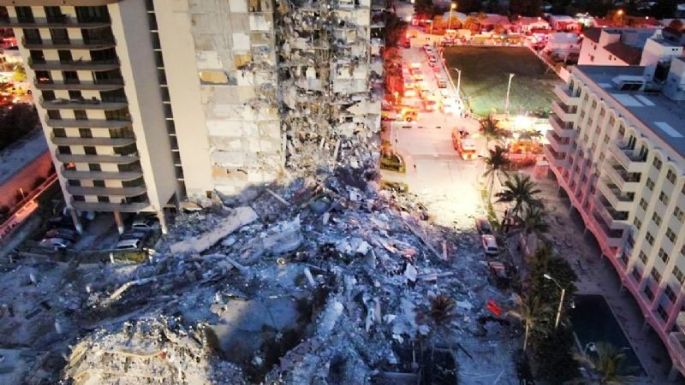 Un bombero de Miami encontró bajo los escombros a su hija de 7 años