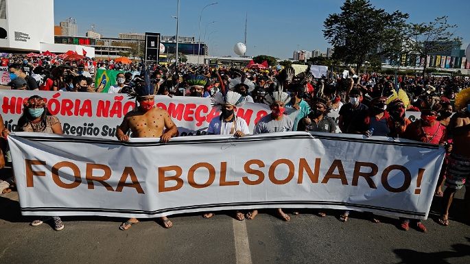 "Fuera Bolsonaro", la consigna central otra vez de miles de brasileños en las calles