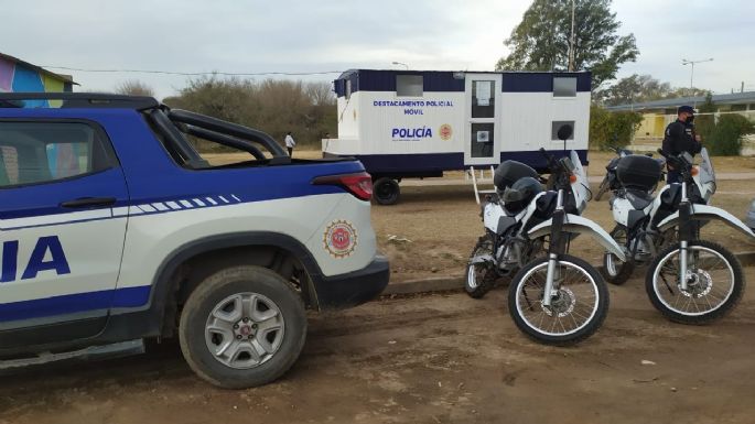 Celebraron el funcionamiento del destacamento policial móvil en el barrio Felipe Botta
