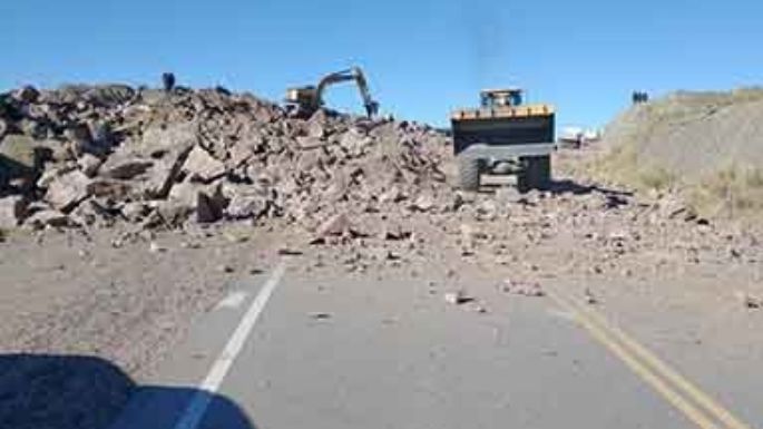 Obra vial con explosivos hechos en Villa María
