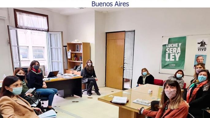 Allocco en el Ministerio de la Mujer