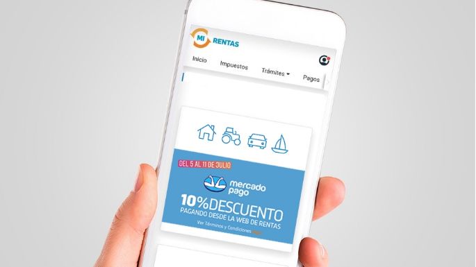 Rentas: con Mercado Pago, un 10% de descuento