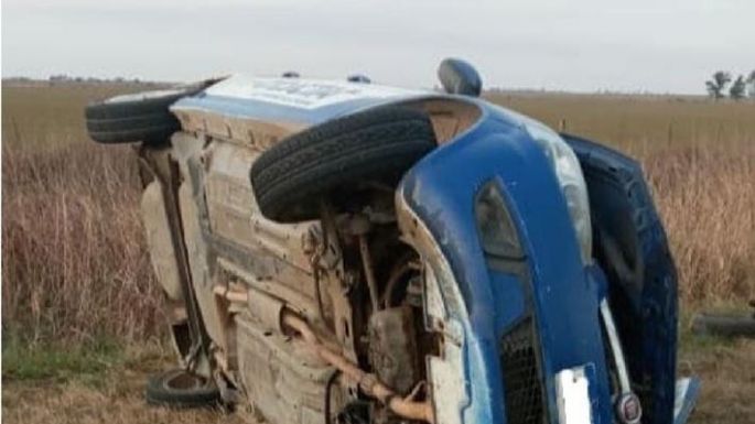 Chocaron un patrullero y un  auto que manejaba un policía
