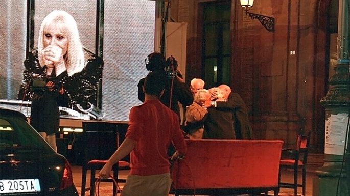 Con Raffaella Carrà en el cuore