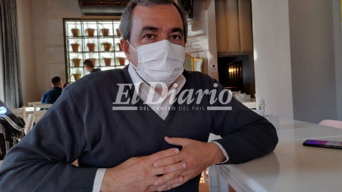 Oscar Atienza en Villa María: "Si todos usáramos barbijo 24 horas, el virus desaparece"