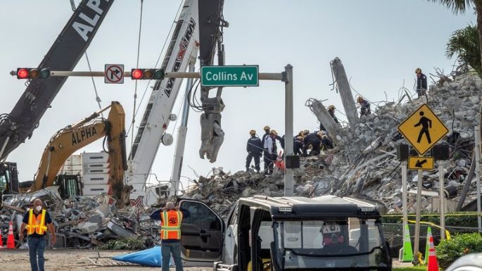 Se elevó a 78 la cifra de muertos por el derrumbe en Miami