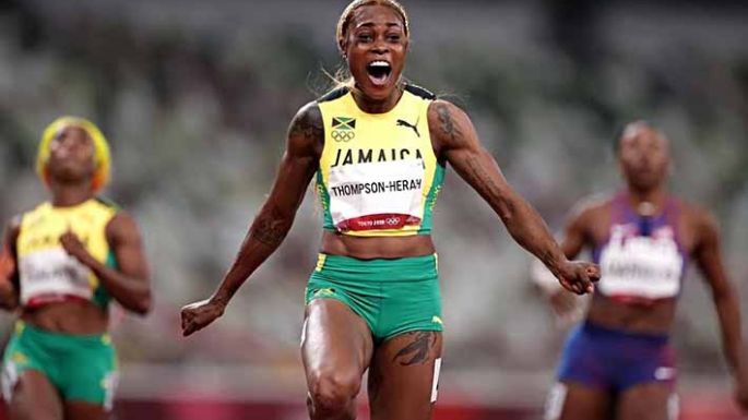 Elaine Thompson-Herah logró la Medalla de Oro y un récord
