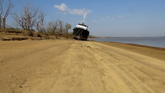 Crisis en el transporte de granos por la bajante del río Paraná