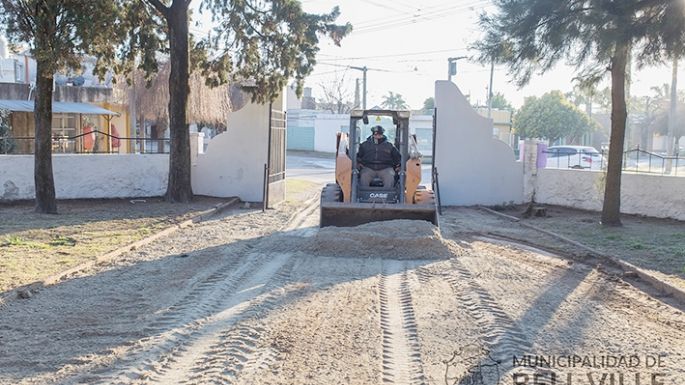 Trabajos en el cementerio