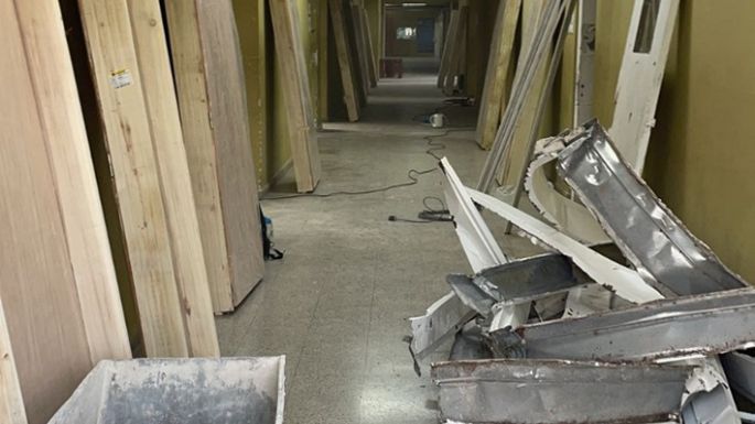 Obras para mejorar el estado del IPET 322