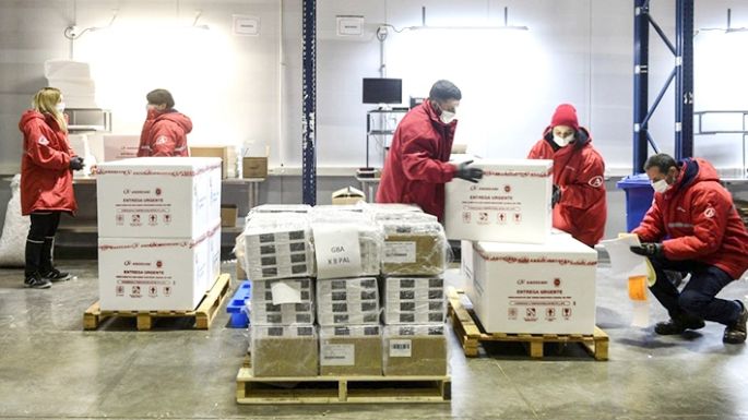 Llegaron más de 62 mil vacunas
