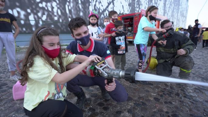 Más de 650 chicos participaron del festival "Niñetón" en el predio del Anfi