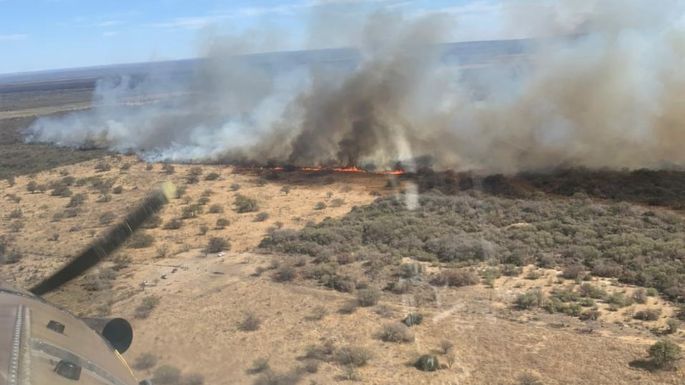 Bomberos combaten dos incendios en Traslasierra