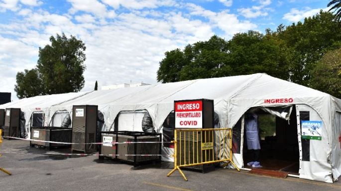 Levantaron la carpa prehospitalaria ante la baja de casos de Covid