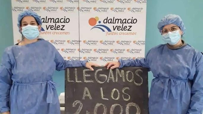 Dalmacio Vélez alcanzó los 2 mil vecinos vacunados