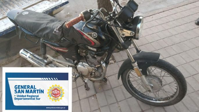 Allanan y recuperan una moto con pedido de secuestro desde marzo del año pasado