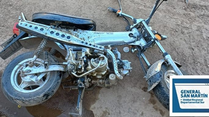 Chocó a un motociclista y escapó, pero lo atraparon