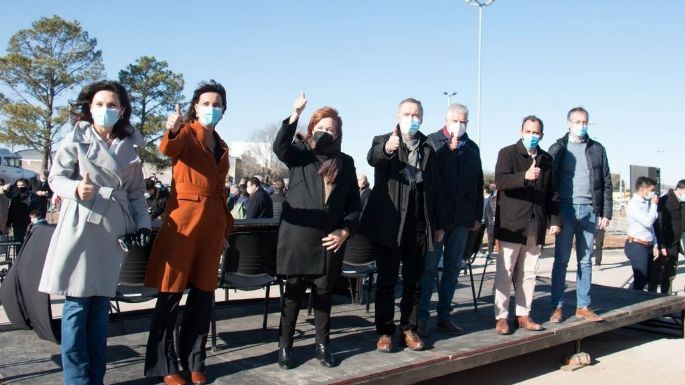 Schiaretti en campaña, con Vigo y De la Sota