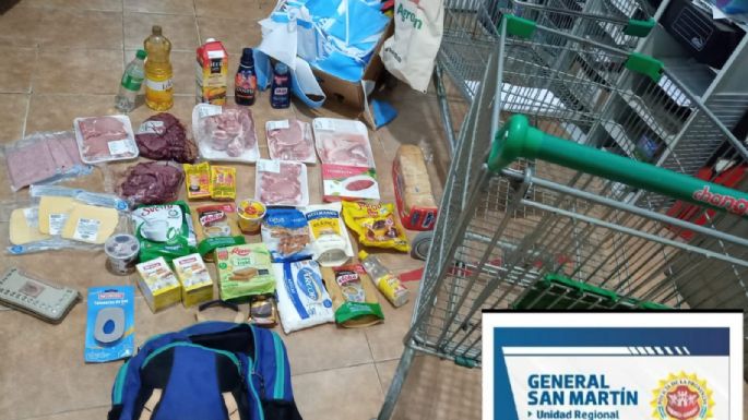 Detuvieron al gerente de consumibles del Chango Más por llevarse mercadería sin pagar